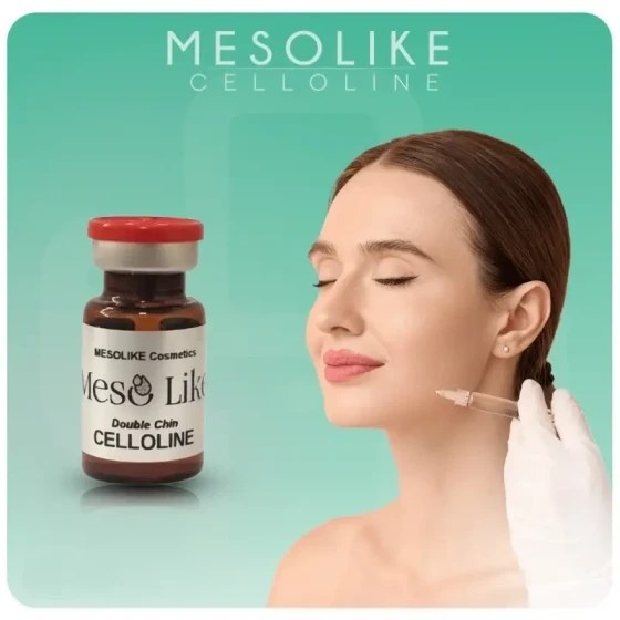 کوکتل مزوتراپی سلو لاین مزولایک برای غبغب و سلولیت
