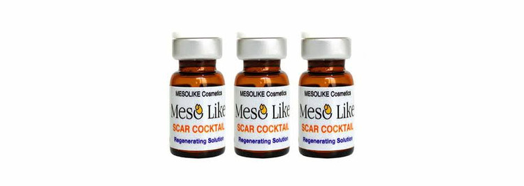 MESOLIKE Scar Cocktail محصول ترمیم کننده پوست خرید کوکتل اسکار مزولایک از مزومارکت