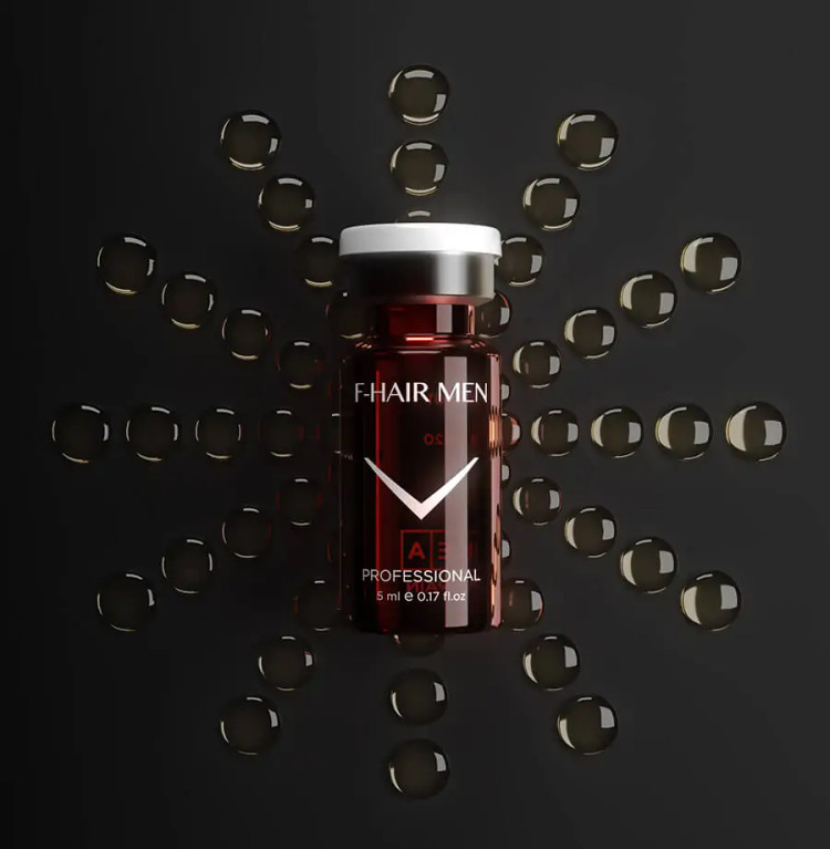 کوکتل مزوتراپی F-Hair Men فیوژن برای درمان ریزش موی مردان